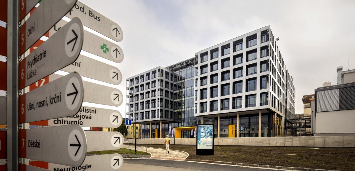 Změny v areálu Pardubické nemocnice