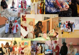 Mikulášská nadílka v nemocnicích Pardubického kraje