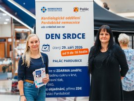 Den srdce v Paláci Pardubice