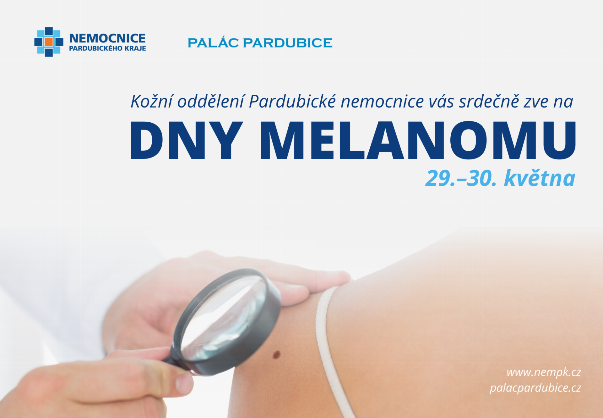 Lékaři kožního oddělení zdarma kontrolují znaménka v Paláci Pardubice